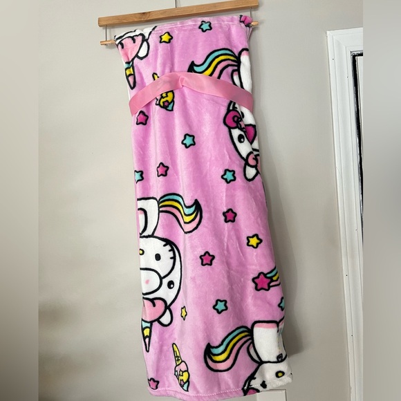 Hello Kitty Throw Blanket Rainbow Stars Ice Cream 🌈🍦60 x 70 NWT Brand New - Picture 2 of 7